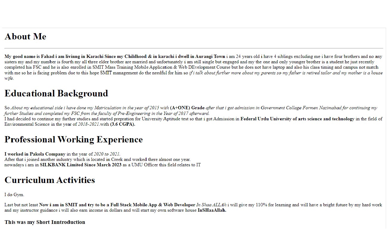 Simple HTML Coding Image